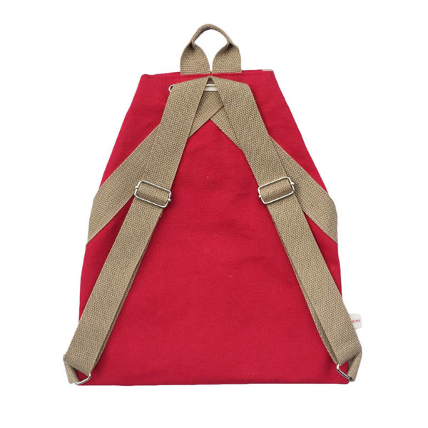 Rucksack Dunkelrot für Erwachsene – Bild 2