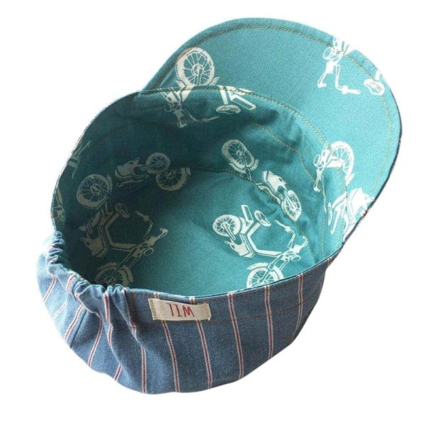 Cap Wendbar Denim/Bike