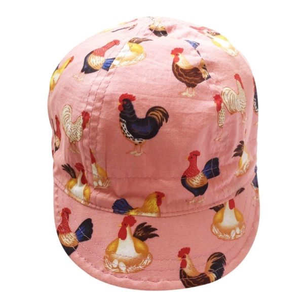 Velomütze Wendbar Rosa/Huhn – Bild 2