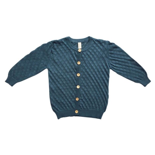 Strickjacke Petrol – Bild 3
