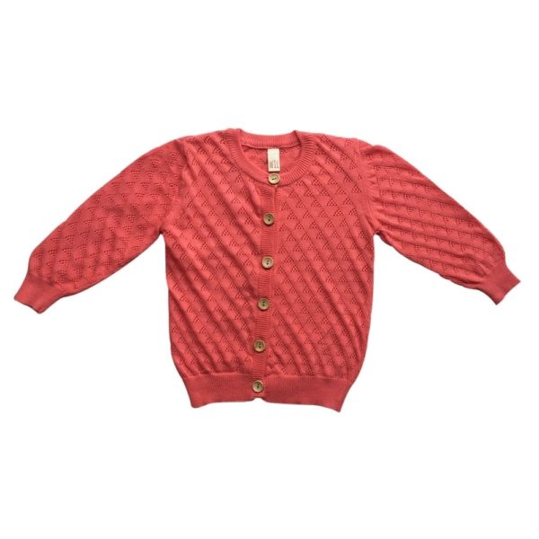 Strickjacke Fuchsia – Bild 4