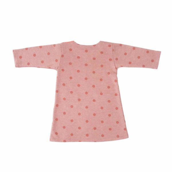 Kleid Altrosa Gepunktet – Bild 5