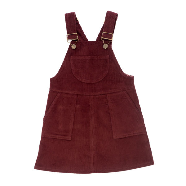 Latzkleid Dunkelrot Manchester