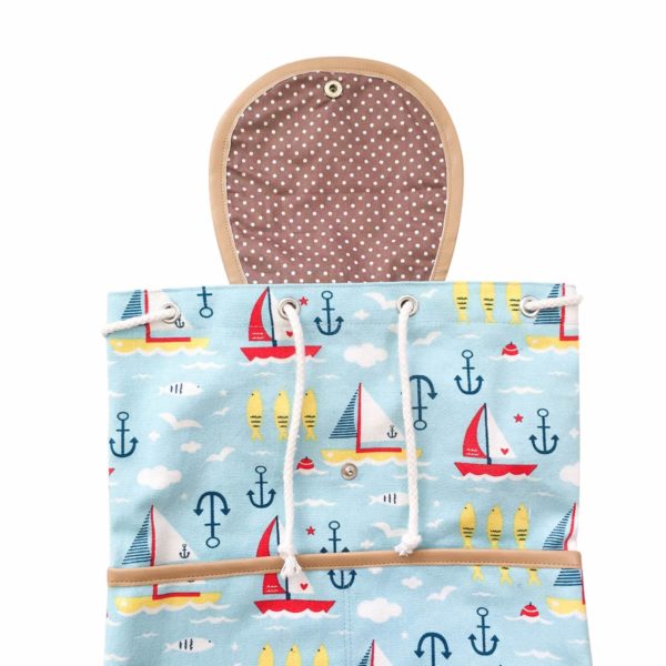 Rucksack Seaside Hellblau – Bild 3