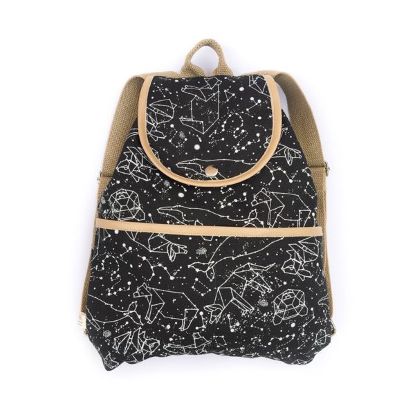 Rucksack Sternbild Schwarz