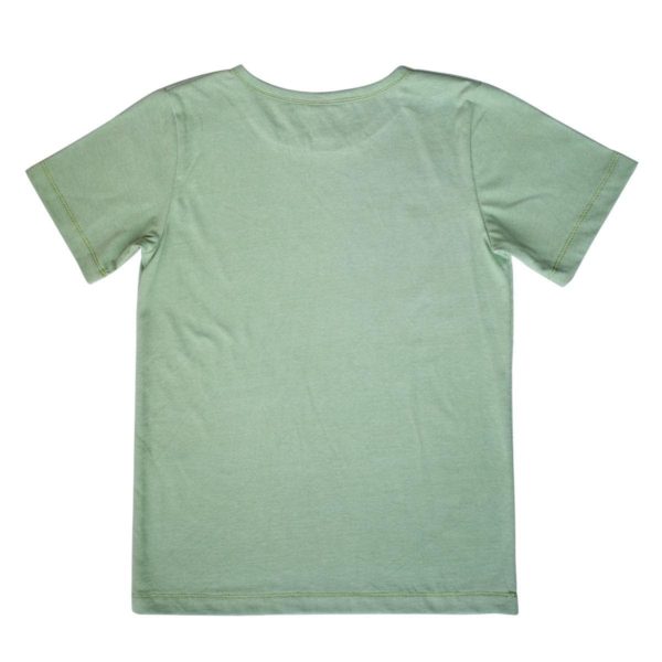 ABC - Shirt kurzarm mit Aufdruck grün – Bild 2