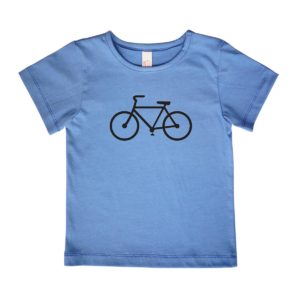 Bicycle - Shirt Kurzarm blau