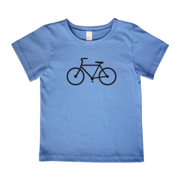 Bicycle - Shirt Kurzarm blau