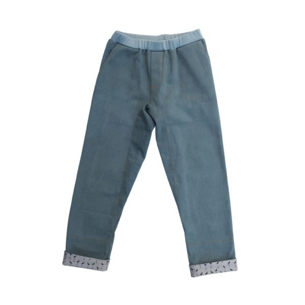 Chino Hose Blaugrau