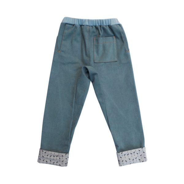 Chino Hose Blaugrau – Bild 3