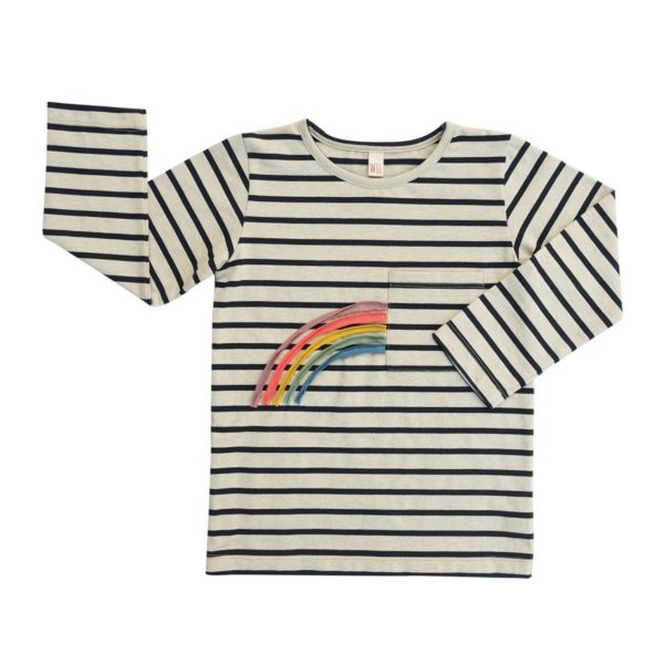 Sweatshirt Gestreift Rainbow