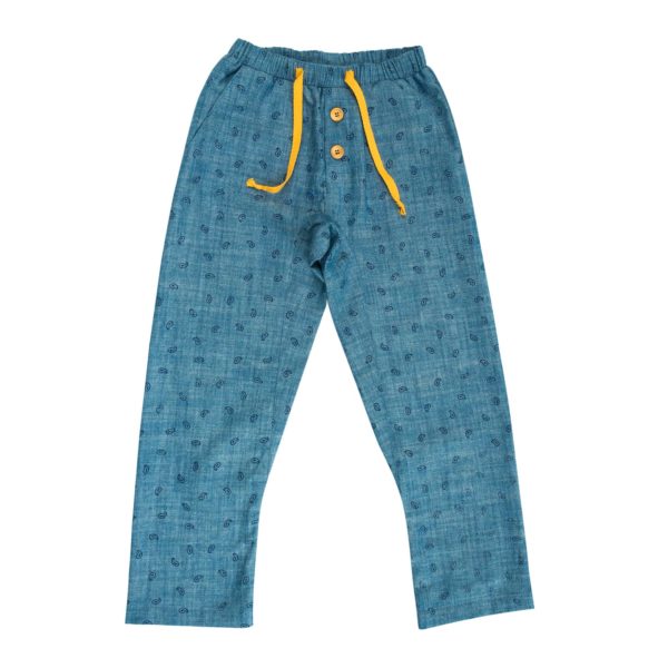Chinohose Blau