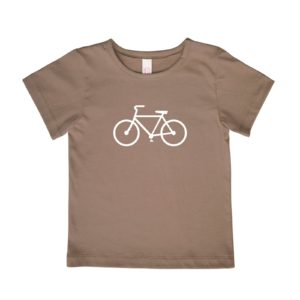 T-Shirt Bicycle braun