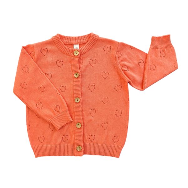 Bambus Strickjacke Apricot