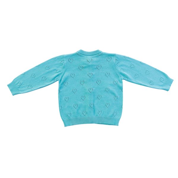 Bambus Strickjacke Türkis – Bild 3