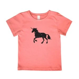 T-Shirt Einhorn melone