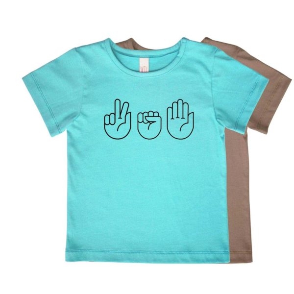 T-Shirt Schere, Stein, Papier - Jungen