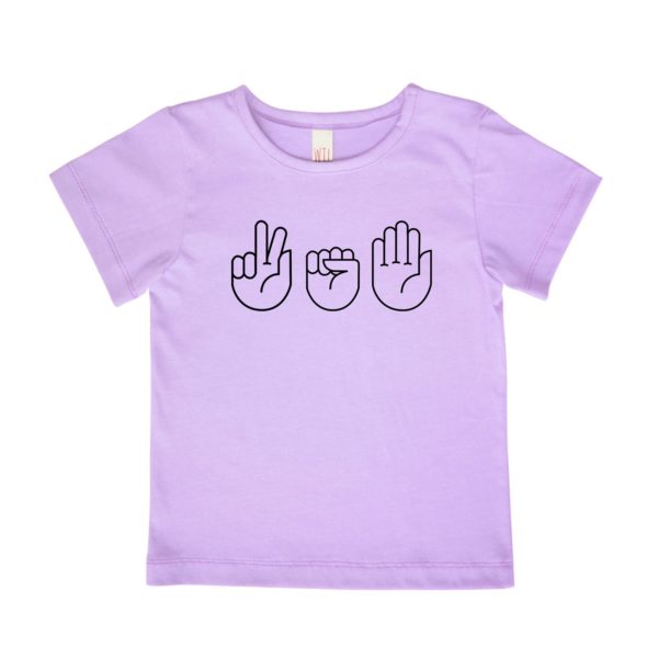 T-Shirt Schere, Stein, Papier - Mädchen – Bild 4