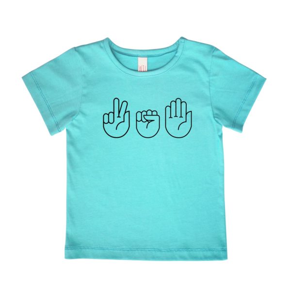T-Shirt Schere, Stein, Papier - Jungen – Bild 2