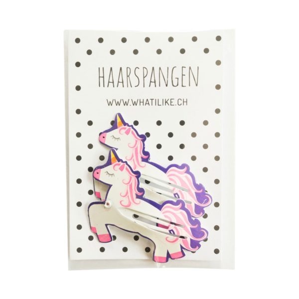 Haarspange - Einhorn – Bild 2