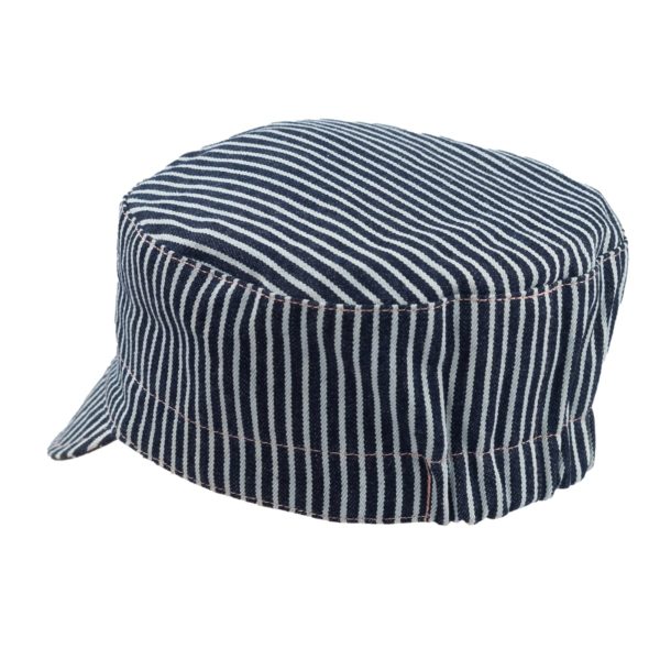 Wende Cap Jeans dunkelblau gestreift – Bild 5