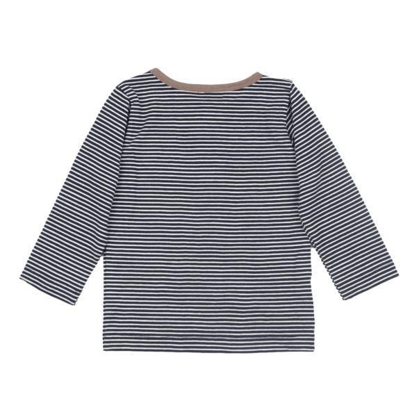 Langarmshirt Navy Gestreift – Bild 5