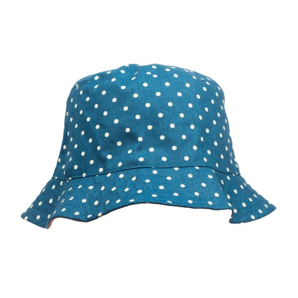 Sommerhut Blau Gepunktet – Bild 4