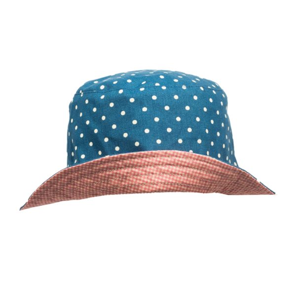 Sommerhut Blau Gepunktet