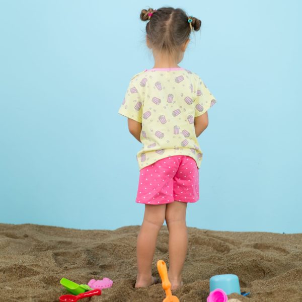 Shorts Pink Gepunktet – Bild 3
