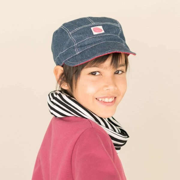 Cap 5P Denim/Rot – Bild 2