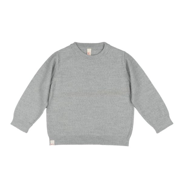 Pullover Strick Grau