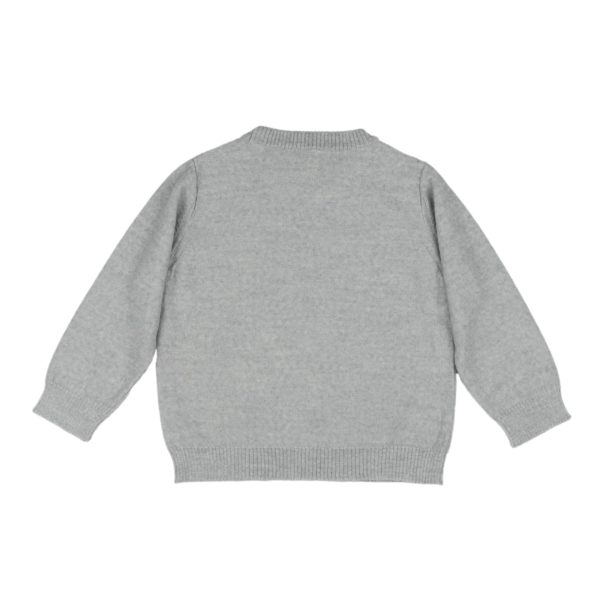 Pullover Strick Grau – Bild 4