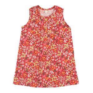 Sommerkleid Blumen Rot
