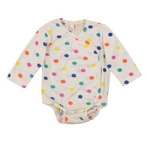 Baby Wickelbody mit Punkten