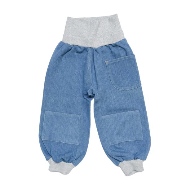 Rough Pants Herringbone Blau - Grau – Bild 2