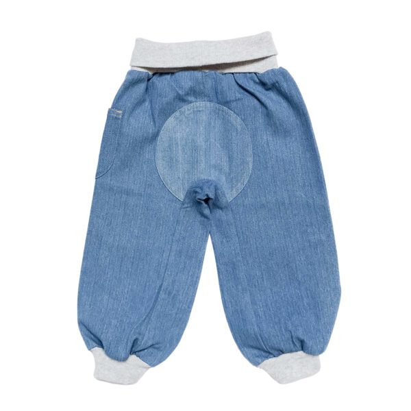 Rough Pants Herringbone Blau - Grau – Bild 3