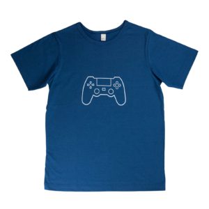 Game - Shirt kurzarm mit Aufdruck dunkelblau