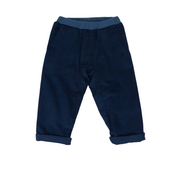 Chino Pants Manchester Blau – Bild 6