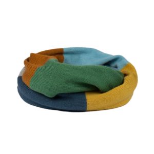 Wickelschal Strick Bunt
