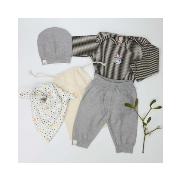 Baby Geschenk Set - Grau