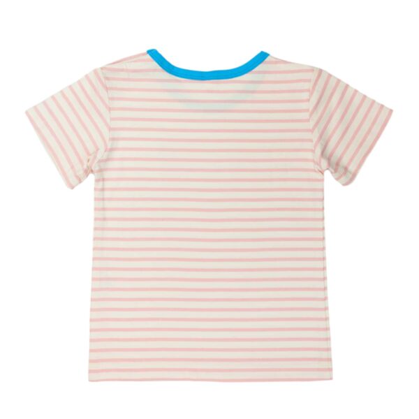 T-Shirt Rosa Gestreift – Bild 3