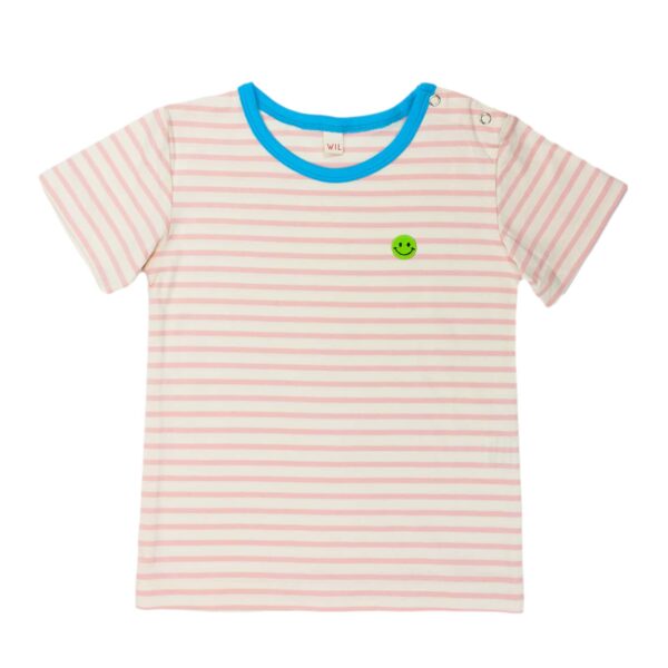 T-Shirt Rosa Gestreift