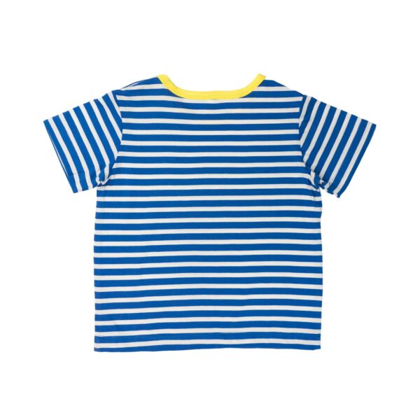 T-Shirt Blau Gestreift – Bild 4