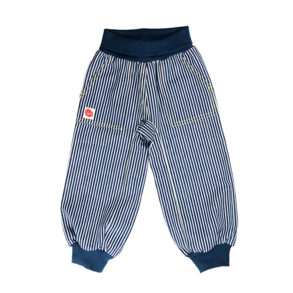 Easy Pants Dunkelblau Gestreift – Bild 4