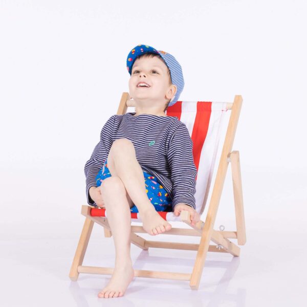 Pullover Navy Gestreift – Bild 3